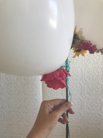 Wrap Balloon String Around Stick